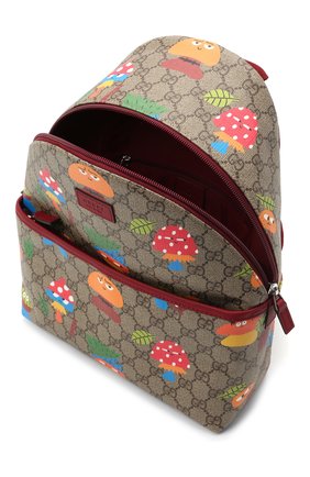 Детская рюкзак GUCCI бежевого цвета по цене 85900 руб., арт. 271327/22BCN | Фото 3 Детская рюкзак GUCCI бежевого цвета, арт. 271327/22BCN | Фото 3 (Материал: Экокожа)
