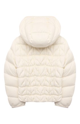 Детская пуховая куртка MONCLER белого цвета по цене 46800 руб., арт. G2-954-1A53M-10-53333/4-6A | Фото 2 Детская пуховая куртка MONCLER белого цвета, арт. G2-954-1A53M-10-53333/4-6A | Фото 2 (Рукава: Длинные; Материал подклада: Синтетический материал; Материал внешний: Синтетический материал; Материал утеплителя: Пух и перо; Девочки Кросс-КТ: Пуховик-верхняя одежда; Кросс-КТ: Сезон: зима; Ростовка одежда: 4 года | 104 см, 5 лет | 110 см, 6 лет | 116 см)