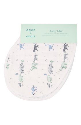 Детский комплект из двух нагрудников ADEN+ANAIS белого цвета по цене 2760 руб., арт. ABBC20006 | Фото 1 Детский комплект из двух нагрудников ADEN+ANAIS белого цвета, арт. ABBC20006 | Фото 1 (Материал: Хлопок, Текстиль)