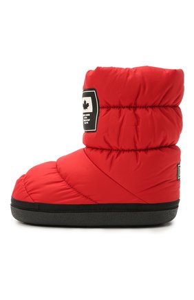 Детские утепленные сапоги DSQUARED2 красного цвета по цене 14950 руб., арт. 68596/PIUM./SCUBA/35-41 | Фото 2 Детские утепленные сапоги DSQUARED2 красного цвета, арт. 68596/PIUM./SCUBA/35-41 | Фото 2 (Материал внешний: Текстиль; Материал внутренний: Текстиль)