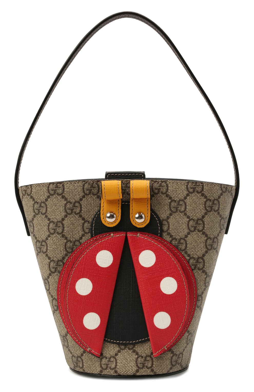 Детская сумка GUCCI бежевого цвета, арт. 666277/20QBN | Фото 1 (Материал: Экокожа)