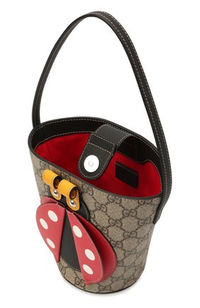 Детская сумка GUCCI бежевого цвета по цене 53200 руб., арт. 666277/20QBN | Фото 3 Детская сумка GUCCI бежевого цвета, арт. 666277/20QBN | Фото 3 (Материал: Экокожа)