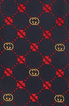 Детский шелковый галстук GUCCI темно-синего цвета по цене 10900 руб., арт. 664151/4K022 | Фото 3 Детский шелковый галстук GUCCI темно-синего цвета, арт. 664151/4K022 | Фото 3 (Материал: Текстиль, Шелк)