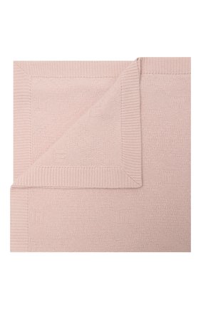 Детского кашемировое одеяло GUCCI розового цвета, арт. 660681/3KAAG | Фото 1 (Материал: Кашемир, Шерсть, Текстиль)