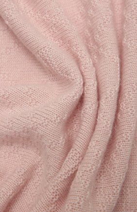 Детского кашемировое одеяло GUCCI розового цвета, арт. 660681/3KAAG | Фото 2 (Материал: Кашемир, Шерсть, Текстиль)