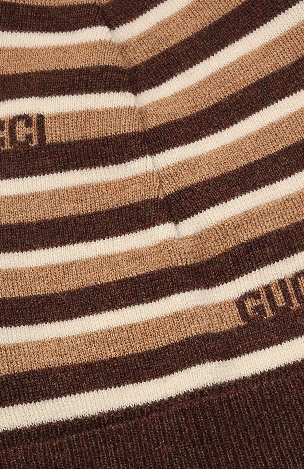 Детского шерстяная шапка GUCCI коричневого цвета по цене 11700 руб., арт. 660617/4K206 | Фото 3 Детского шерстяная шапка GUCCI коричневого цвета, арт. 660617/4K206 | Фото 3 (Материал: Шерсть)