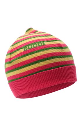 Детского шерстяная шапка GUCCI разноцветного цвета, арт. 658497/3K206 | Фото 1 (Материал: Текстиль, Шерсть)