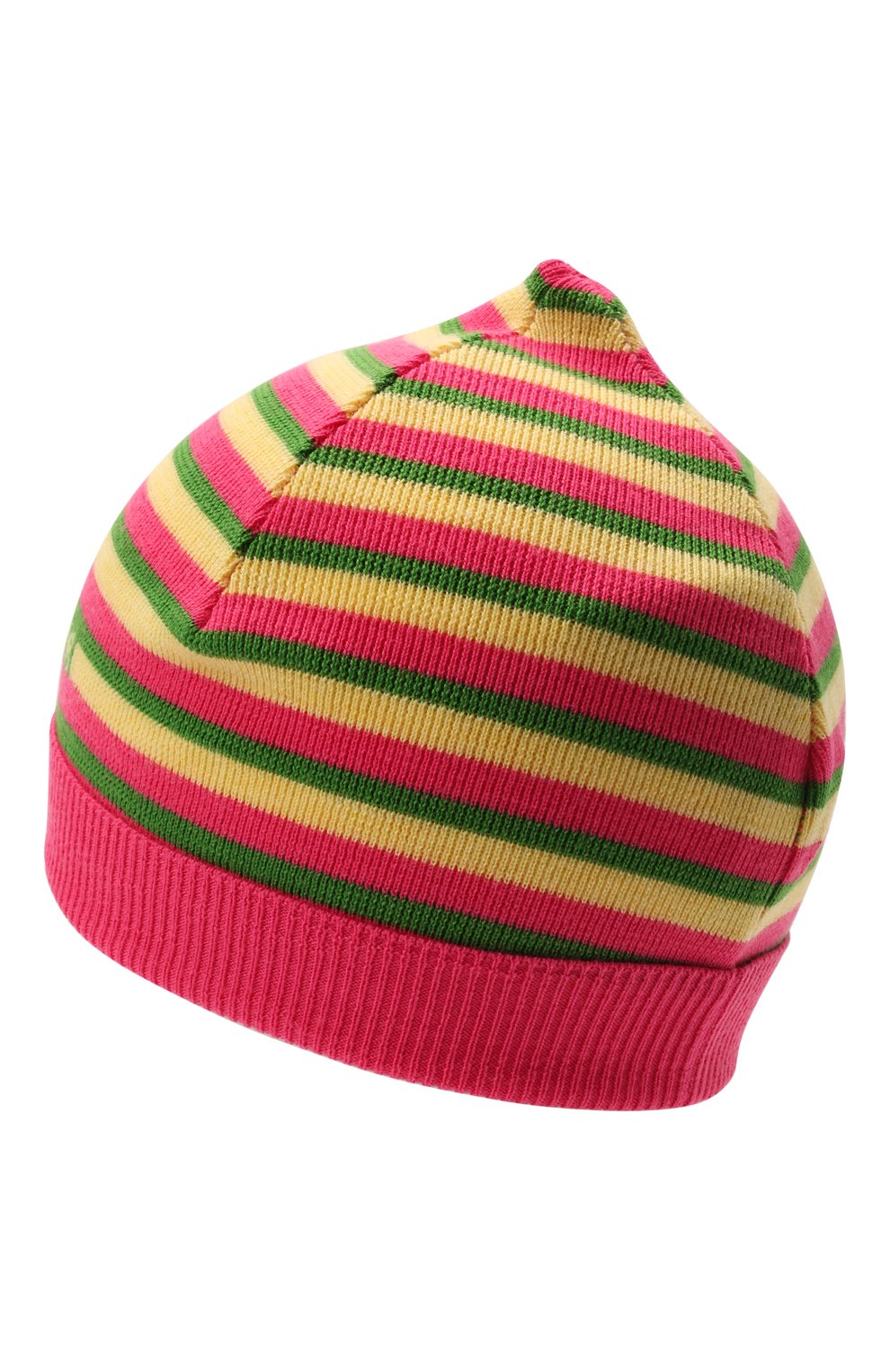 Детского шерстяная шапка GUCCI разноцветного цвета, арт. 658497/3K206 | Фото 2 (Материал: Текстиль, Шерсть)