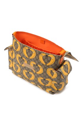 Детская сумка GUCCI бежевого цвета по цене 114800 руб., арт. 211131/22DCN | Фото 3 Детская сумка GUCCI бежевого цвета, арт. 211131/22DCN | Фото 3 (Материал: Экокожа)