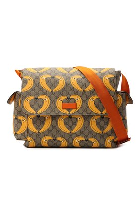 Детская сумка GUCCI бежевого цвета по цене 114800 руб., арт. 211131/22DCN | Фото 4 Детская сумка GUCCI бежевого цвета, арт. 211131/22DCN | Фото 4 (Материал: Экокожа)