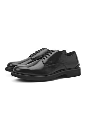 Мужские кожаные дерби TOD’S черного цвета по цене 44800 руб., арт. XXM06H00C20AKT | Фото 1 Мужские кожаные дерби TOD’S черного цвета, арт. XXM06H00C20AKT | Фото 1