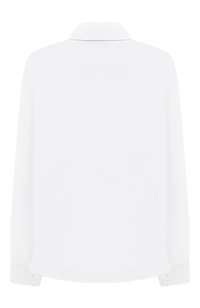 Детская хлопковая рубашка DAL LAGO белого цвета, арт. N402/9133/13-16 | Фото 2 (Материал внешний: Хлопок; Рукава: Длинные; Стили: Классический; Ростовка одежда: 13 - 15 лет | 158 см, 16 лет | 164 см)