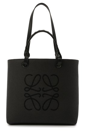 Женский сумка-тоут anagram LOEWE черного цвета по цене 139000 руб., арт. A717T23X02 | Фото 1 Женский сумка-тоут anagram LOEWE черного цвета, арт. A717T23X02 | Фото 1