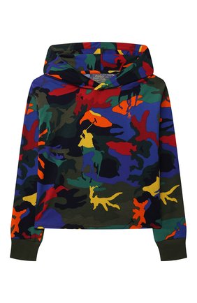 Детский хлопковое худи POLO RALPH LAUREN разноцветного цвета по цене 6465 руб., арт. 313844925 | Фото 1 Детский хлопковое худи POLO RALPH LAUREN разноцветного цвета, арт. 313844925 | Фото 1