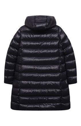 Детское пуховое пальто moka MONCLER ENFANT темно-синего цвета по цене 58300 руб., арт. G2-954-1C501-10-68950/8-10A | Фото 2 Детское пуховое пальто moka MONCLER ENFANT темно-синего цвета, арт. G2-954-1C501-10-68950/8-10A | Фото 2 (Материал внешний: Синтетический материал; Материал подклада: Синтетический материал; Рукава: Длинные; Девочки Кросс-КТ: Пуховик-верхняя одежда; Длина (верхняя одежда): Длинные; Материал утеплителя: Пух и перо; Кросс-КТ: Сезон: зима; Ростовка одежда: 10 - 11 лет | 140 - 146см, 8 лет | 128 см)