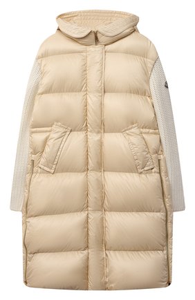 Детское пуховик katife MONCLER ENFANT светло-бежевого цвета по цене 91500 руб., арт. G2-954-1C534-10-53048/12-14A | Фото 1 Детское пуховик katife MONCLER ENFANT светло-бежевого цвета, арт. G2-954-1C534-10-53048/12-14A | Фото 1 (Рукава: Длинные; Материал внешний: Синтетический материал; Материал подклада: Синтетический материал; Материал утеплителя: Пух и перо; Девочки Кросс-КТ: Пуховик-верхняя одежда; Длина (верхняя одежда): Длинные; Кросс-КТ: Сезон: зима; Ростовка одежда: 12 лет | 152 см, 16 лет | 164 см)