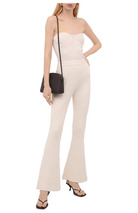 Женские брюки HELMUT LANG кремвого цвета по цене 33450 руб., арт. L04HW710 | Фото 2 Женские брюки HELMUT LANG кремвого цвета, арт. L04HW710 | Фото 2