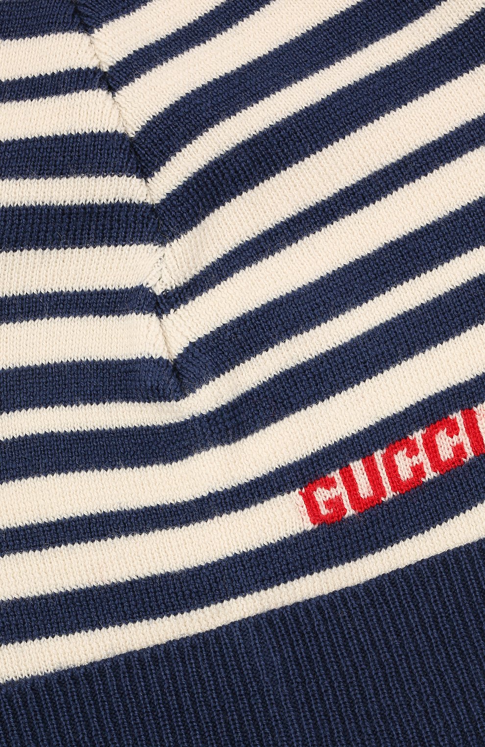 Детского шерстяная шапка GUCCI синего цвета по цене 11700 руб., арт. 660617/4K206 | Фото 3 Детского шерстяная шапка GUCCI синего цвета, арт. 660617/4K206 | Фото 3 (Материал: Шерсть)