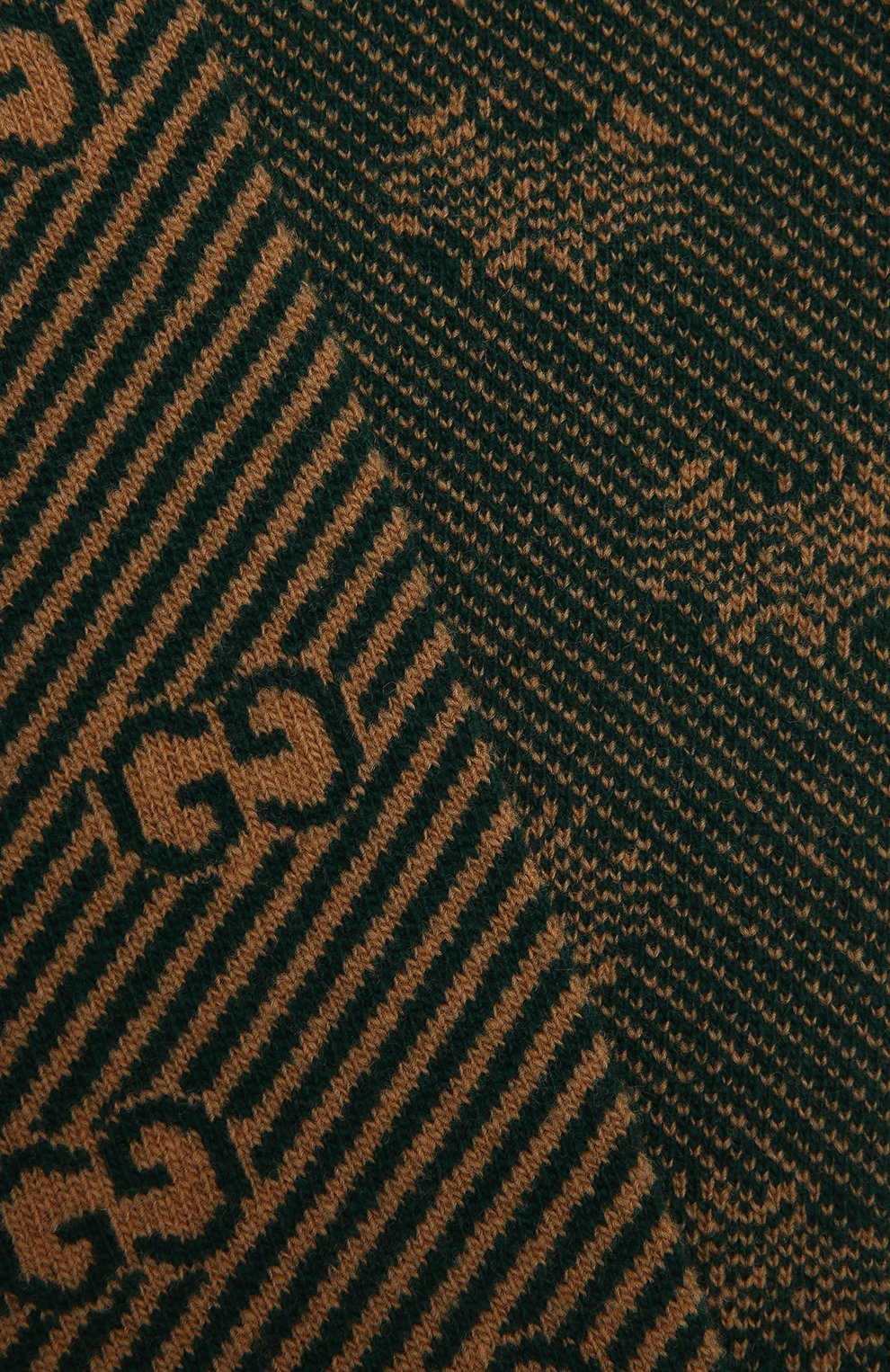 Детский шерстяной шарф GUCCI зеленого цвета по цене 17000 руб., арт. 653906/4K206 | Фото 2 Детский шерстяной шарф GUCCI зеленого цвета, арт. 653906/4K206 | Фото 2 (Материал: Шерсть)