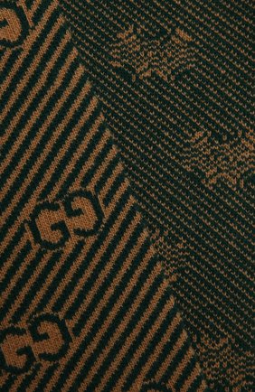Детский шерстяной шарф GUCCI зеленого цвета по цене 17000 руб., арт. 653906/4K206 | Фото 2 Детский шерстяной шарф GUCCI зеленого цвета, арт. 653906/4K206 | Фото 2 (Материал: Шерсть, Текстиль)