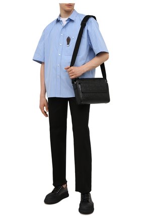 Мужская кожаная сумка gg GUCCI черного цвета по цене 127000 руб., арт. 658565/1W3CN | Фото 2 Мужская кожаная сумка gg GUCCI черного цвета, арт. 658565/1W3CN | Фото 2