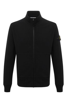 Мужской хлопковая толстовка STONE ISLAND черного цвета по цене 23150 руб., арт. 751566120 | Фото 1 Мужской хлопковая толстовка STONE ISLAND черного цвета, арт. 751566120 | Фото 1
