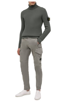 Мужской шерстяной свитер STONE ISLAND хаки цвета по цене 29950 руб., арт. 7515525C2 | Фото 2 Мужской шерстяной свитер STONE ISLAND хаки цвета, арт. 7515525C2 | Фото 2 (Материал внешний: Шерсть; Рукава: Длинные; Длина (для топов): Стандартные; Принт: Без принта; Стили: Кэжуэл; Мужское Кросс-КТ: Свитер-одежда)