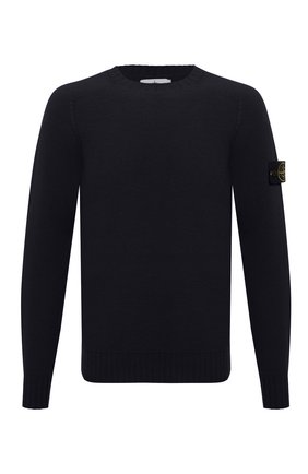 Мужской шерстяной джемпер STONE ISLAND темно-синего цвета по цене 24350 руб., арт. 7515505A3 | Фото 1 Мужской шерстяной джемпер STONE ISLAND темно-синего цвета, арт. 7515505A3 | Фото 1