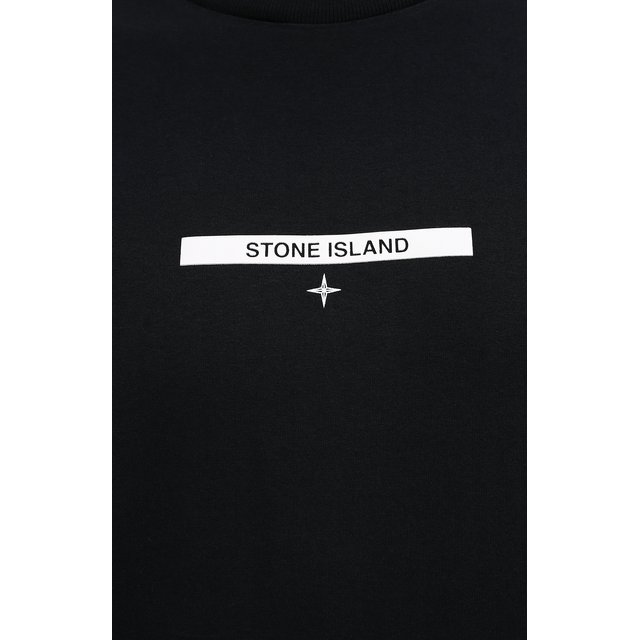 фото Хлопковая футболка stone island