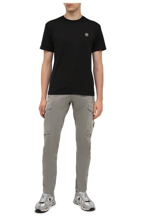 Мужская хлопковая футболка STONE ISLAND черного цвета по цене 10500 руб., арт. 751524113 | Фото 2 Мужская хлопковая футболка STONE ISLAND черного цвета, арт. 751524113 | Фото 2
