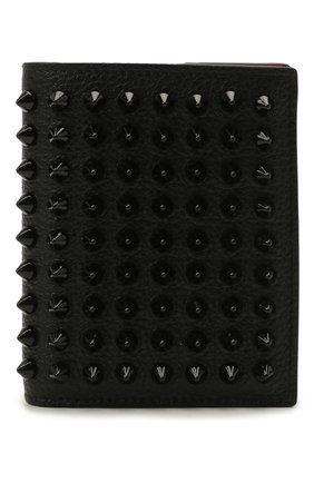 Мужской кожаное портмоне paros CHRISTIAN LOUBOUTIN черного цвета, арт. 1165160/M PAR0S | Фото 1 (Материал: Натуральная кожа)