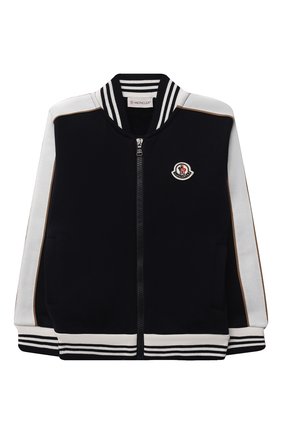 Детского хлопковый спортивный костюм MONCLER темно-синего цвета по цене 40900 руб., арт. G2-954-8M752-20-809B3/8-10A | Фото 2 Детского хлопковый спортивный костюм MONCLER темно-синего цвета, арт. G2-954-8M752-20-809B3/8-10A | Фото 2 (Рукава: Длинные; Материал внешний: Хлопок; Мальчики Кросс-КТ: Костюмы-спорт; Ростовка одежда: 10 - 11 лет | 140 - 146см, 8 лет | 128 см)