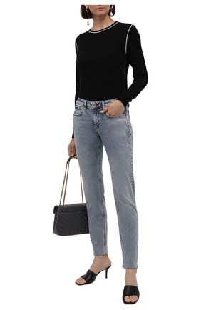 Женские джинсы RAG&BONE голубого цвета по цене 22950 руб., арт. WDD21P2643BANR | Фото 2 Женские джинсы RAG&BONE голубого цвета, арт. WDD21P2643BANR | Фото 2