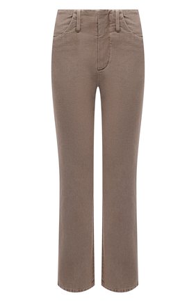 Женские джинсы BRUNELLO CUCINELLI темно-бежевого цвета по цене 109500 руб., арт. MB030P5674 | Фото 1 Женские джинсы BRUNELLO CUCINELLI темно-бежевого цвета, арт. MB030P5674 | Фото 1 (Материал внешний: Хлопок; Силуэт Ж (брюки и джинсы): Расклешенные; Стили: Кэжуэл; Кросс-КТ: Деним; Длина (брюки, джинсы): Стандартные)