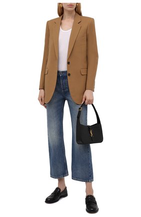 Женские джинсы GUCCI синего цвета по цене 54600 руб., арт. 628919/XDB0J | Фото 2 Женские джинсы GUCCI синего цвета, арт. 628919/XDB0J | Фото 2 (Длина (брюки, джинсы): Стандартные; Материал внешний: Хлопок; Силуэт Ж (брюки и джинсы): Расклешенные; Стили: Кэжуэл; Кросс-КТ: Деним; Детали: Потертости)