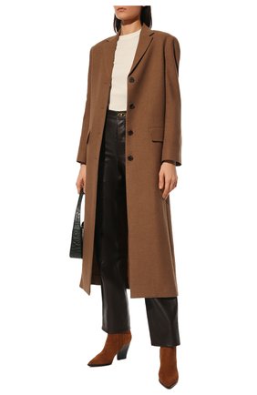 Женские замшевые ботильоны SANTONI коричневого цвета по цене 66300 руб., арт. WT0P59670HI3TLCPC50 | Фото 2 Женские замшевые ботильоны SANTONI коричневого цвета, арт. WT0P59670HI3TLCPC50 | Фото 2 (Подошва: Плоская; Материал внутренний: Натуральная кожа; Каблук тип: Устойчивый; Каблук высота: Высокий; Материал внешний: Кожа, Замша; Материал утеплителя: Без утеплителя)
