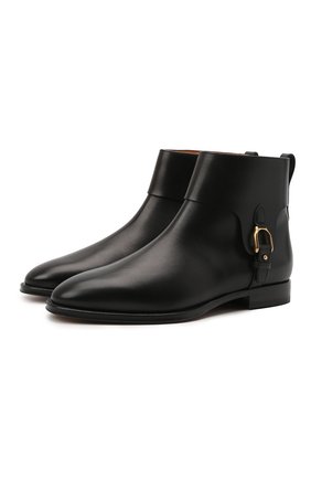 Женские кожаные ботинки stirrup reanne RALPH LAUREN черного цвета по цене 87000 руб., арт. 800850198 | Фото 1 Женские кожаные ботинки stirrup reanne RALPH LAUREN черного цвета, арт. 800850198 | Фото 1