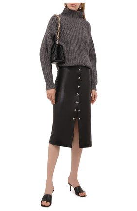 Женский шерстяной свитер ISABEL MARANT темно-серого цвета по цене 52600 руб., арт. PU1413-21A038I/IRIS | Фото 2 Женский шерстяной свитер ISABEL MARANT темно-серого цвета, арт. PU1413-21A038I/IRIS | Фото 2