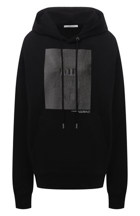 Женский хлопковое худи HELMUT LANG черного цвета по цене 27300 руб., арт. L05HW524 | Фото 1 Женский хлопковое худи HELMUT LANG черного цвета, арт. L05HW524 | Фото 1