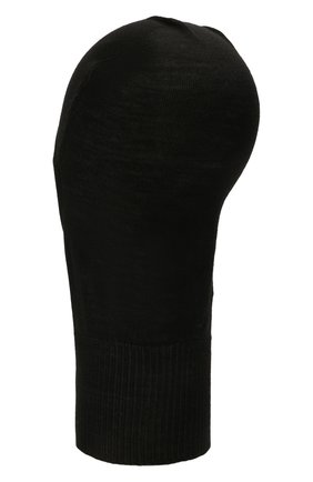 Женская шерстяная шапка-балаклава RICK OWENS черного цвета по цене 28700 руб., арт. RP02A7478/M | Фото 2 Женская шерстяная шапка-балаклава RICK OWENS черного цвета, арт. RP02A7478/M | Фото 2