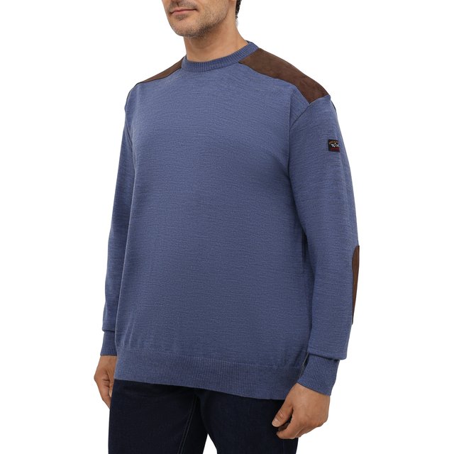 Шерстяной свитер Paul&Shark 11311094/FUV/3XL-6XL, цвет синий, размер 56 11311094/FUV/3XL-6XL - фото 3