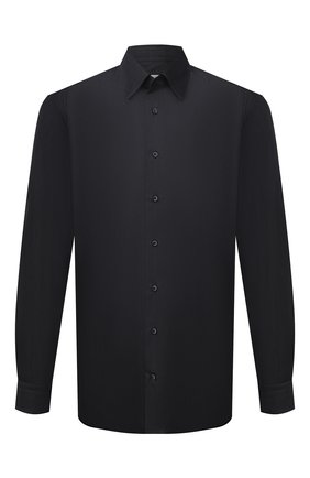 Мужская хлопковая сорочка ZILLI черного цвета по цене 69550 руб., арт. MFW-7026-0175/U0175/833 | Фото 1 Мужская хлопковая сорочка ZILLI черного цвета, арт. MFW-7026-0175/U0175/833 | Фото 1 (Материал внешний: Хлопок; Рукава: Длинные; Длина (для топов): Стандартные; Воротник: Кент; Рубашки М: Regular Fit; Стили: Классический; Манжеты: На пуговицах; Случай: Вечерний; Принт: Однотонные)
