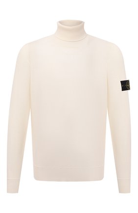 Мужской шерстяная водолазка STONE ISLAND кремвого цвета по цене 24850 руб., арт. 7515527C4 | Фото 1 Мужской шерстяная водолазка STONE ISLAND кремвого цвета, арт. 7515527C4 | Фото 1