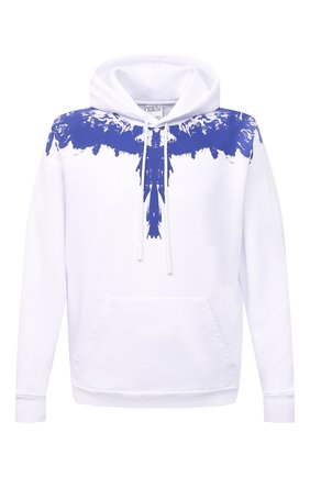 Мужской хлопковое худи MARCELO BURLON белого цвета по цене 44050 руб., арт. CMBB007F21FLE004 | Фото 1 Мужской хлопковое худи MARCELO BURLON белого цвета, арт. CMBB007F21FLE004 | Фото 1 (Рукава: Длинные; Длина (для топов): Стандартные; Материал внешний: Хлопок; Мужское Кросс-КТ: Худи-одежда; Принт: Без принта, С принтом; Стили: Спорт-шик)