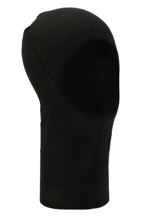 Мужская кашемировая балаклава RICK OWENS черного цвета по цене 33950 руб., арт. RU02A5478/WS | Фото 1 Мужская кашемировая балаклава RICK OWENS черного цвета, арт. RU02A5478/WS | Фото 1