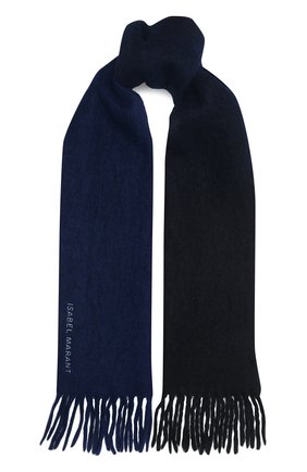 Мужской шерстяной шарф ISABEL MARANT синего цвета по цене 25850 руб., арт. EC0253-21A008J/FIRNA | Фото 1 Мужской шерстяной шарф ISABEL MARANT синего цвета, арт. EC0253-21A008J/FIRNA | Фото 1