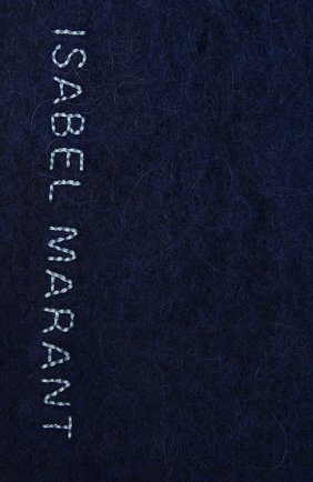 Мужской шерстяной шарф ISABEL MARANT синего цвета по цене 25850 руб., арт. EC0253-21A008J/FIRNA | Фото 2 Мужской шерстяной шарф ISABEL MARANT синего цвета, арт. EC0253-21A008J/FIRNA | Фото 2
