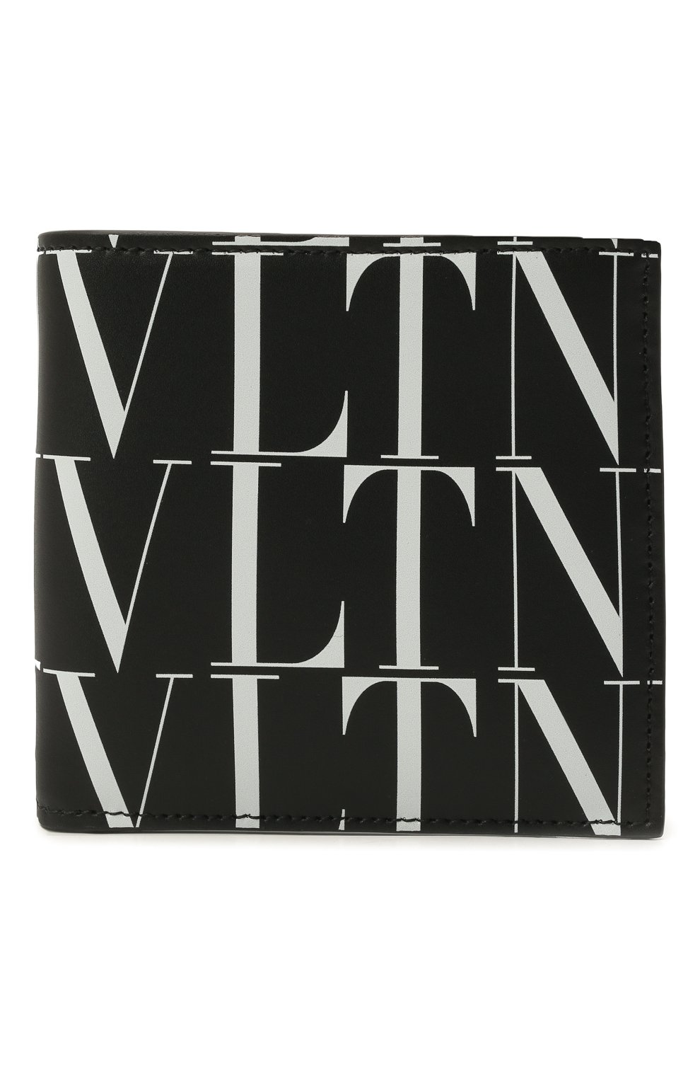 Мужской кожаное портмоне VALENTINO черного цвета, арт. WY2P0654/GTC | Фото 1