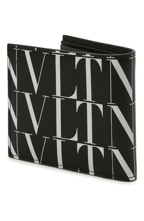 Мужской кожаное портмоне VALENTINO черного цвета по цене 23500 руб., арт. WY2P0654/GTC | Фото 2 Мужской кожаное портмоне VALENTINO черного цвета, арт. WY2P0654/GTC | Фото 2