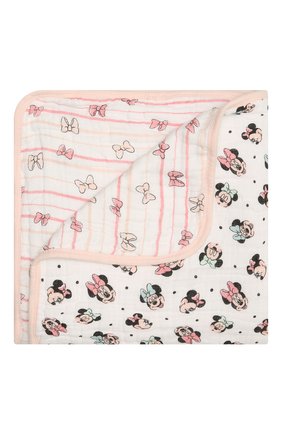 Детского хлопковое одеяло ADEN+ANAIS розового цвета, арт. EMBC10001DI | Фото 1 (Материал: Текстиль, Хлопок)